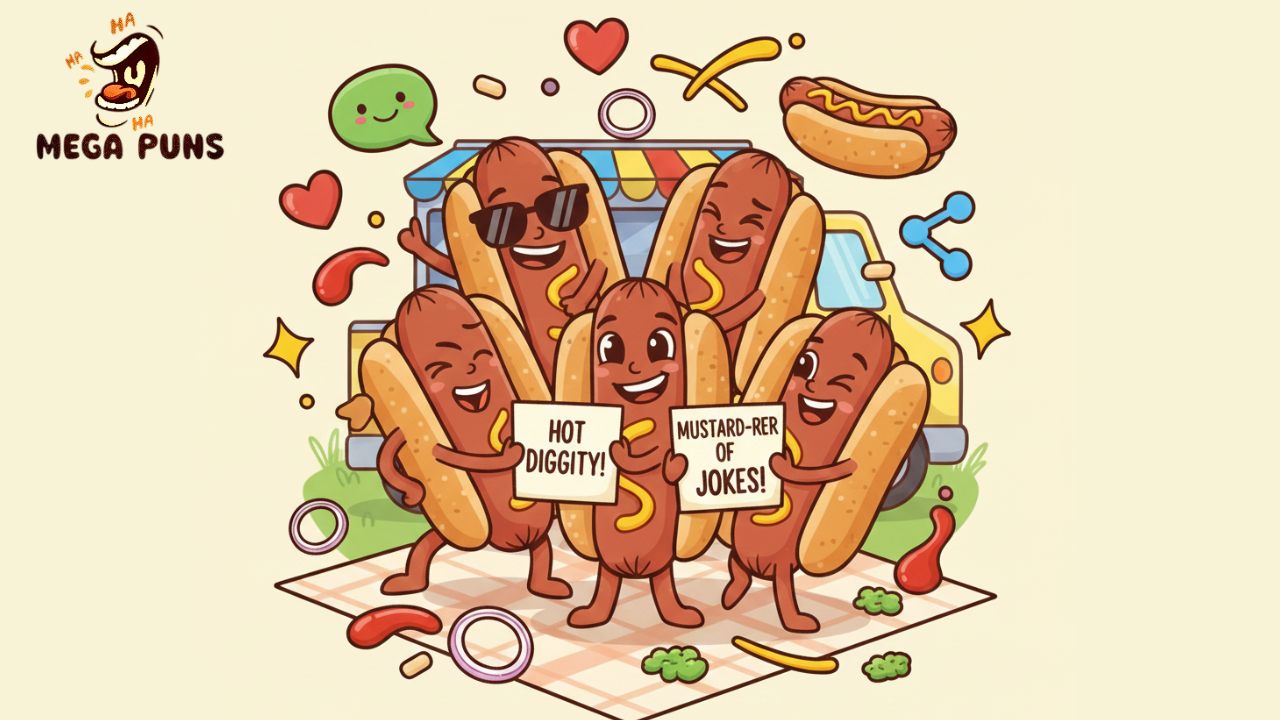 hot dog puns