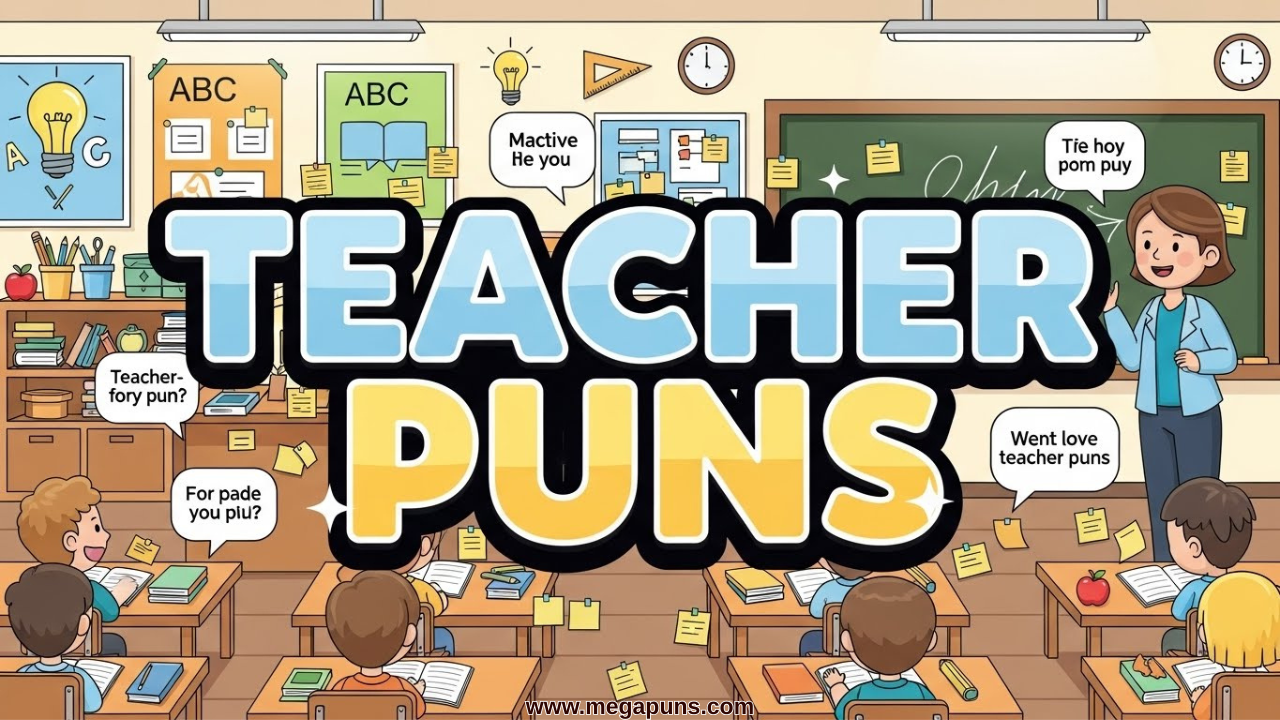 Teacher Puns Perfect for Classroom Jokes, Signs, and Notes