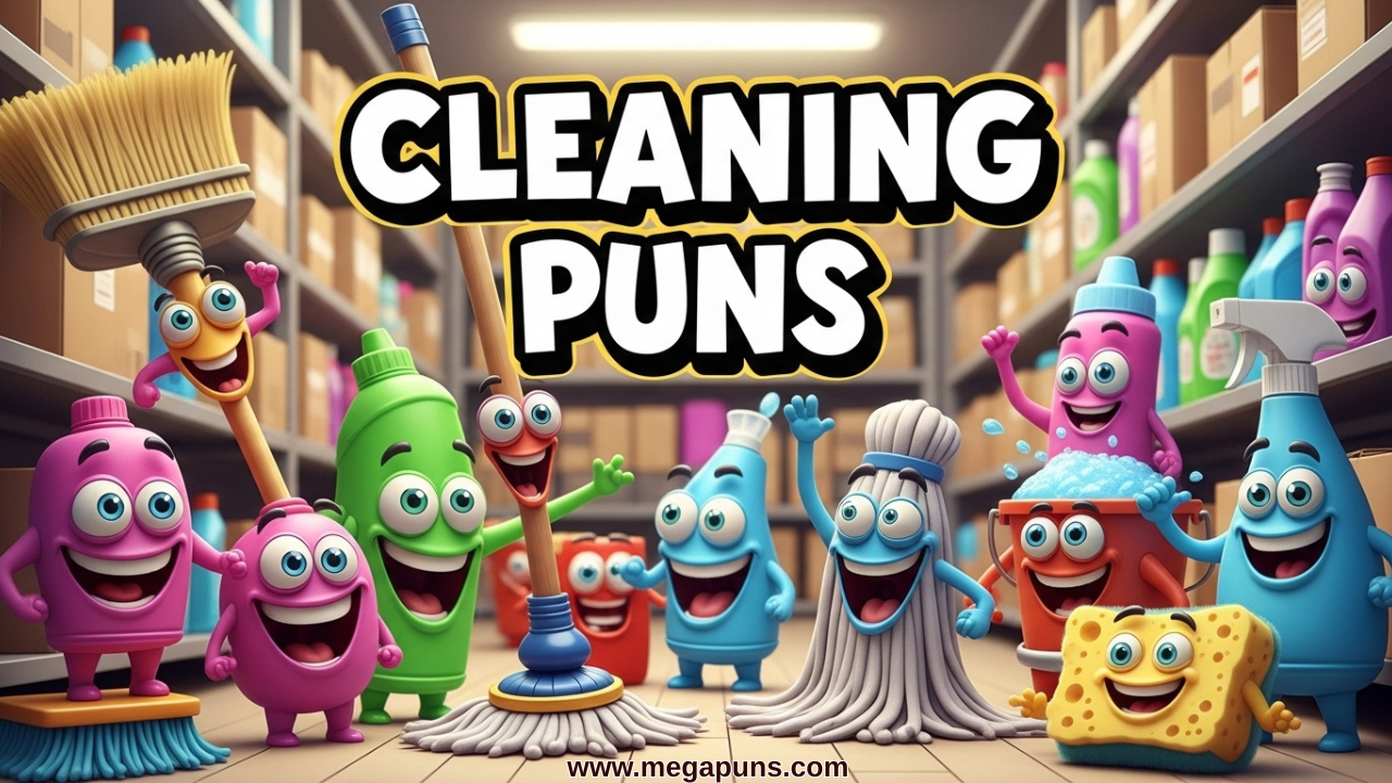 Cleaning Puns to Brighten Your Home and Your Mood