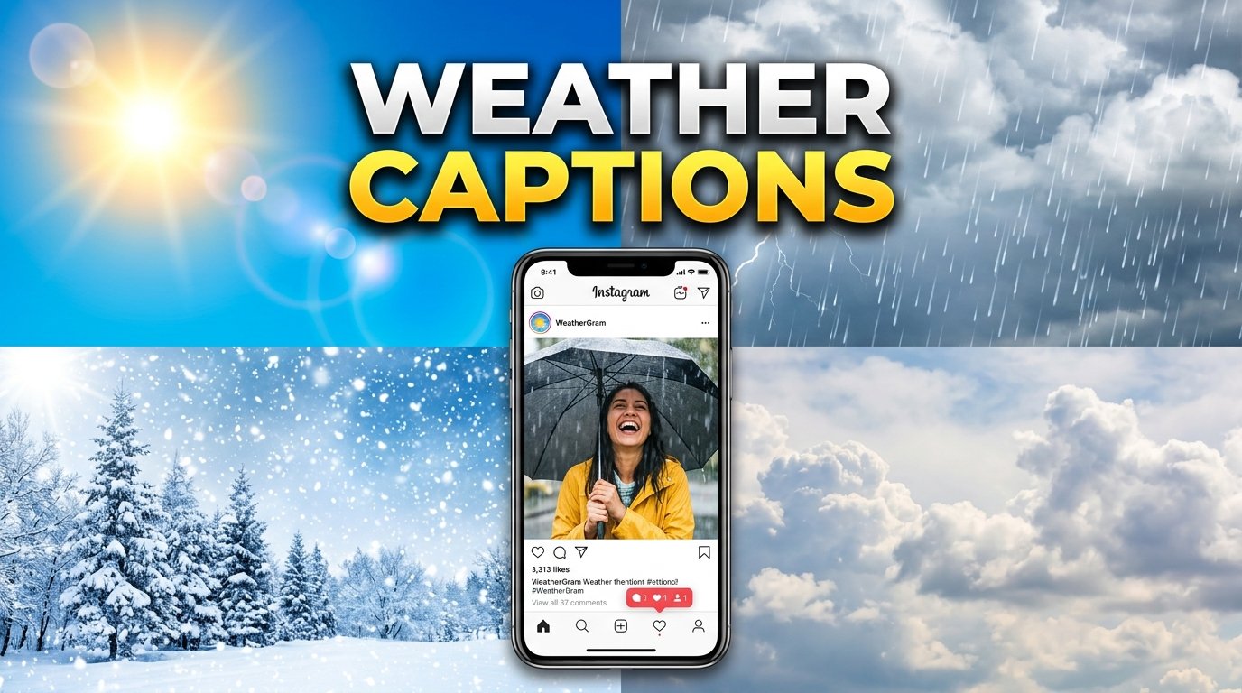 weather captions for instagram