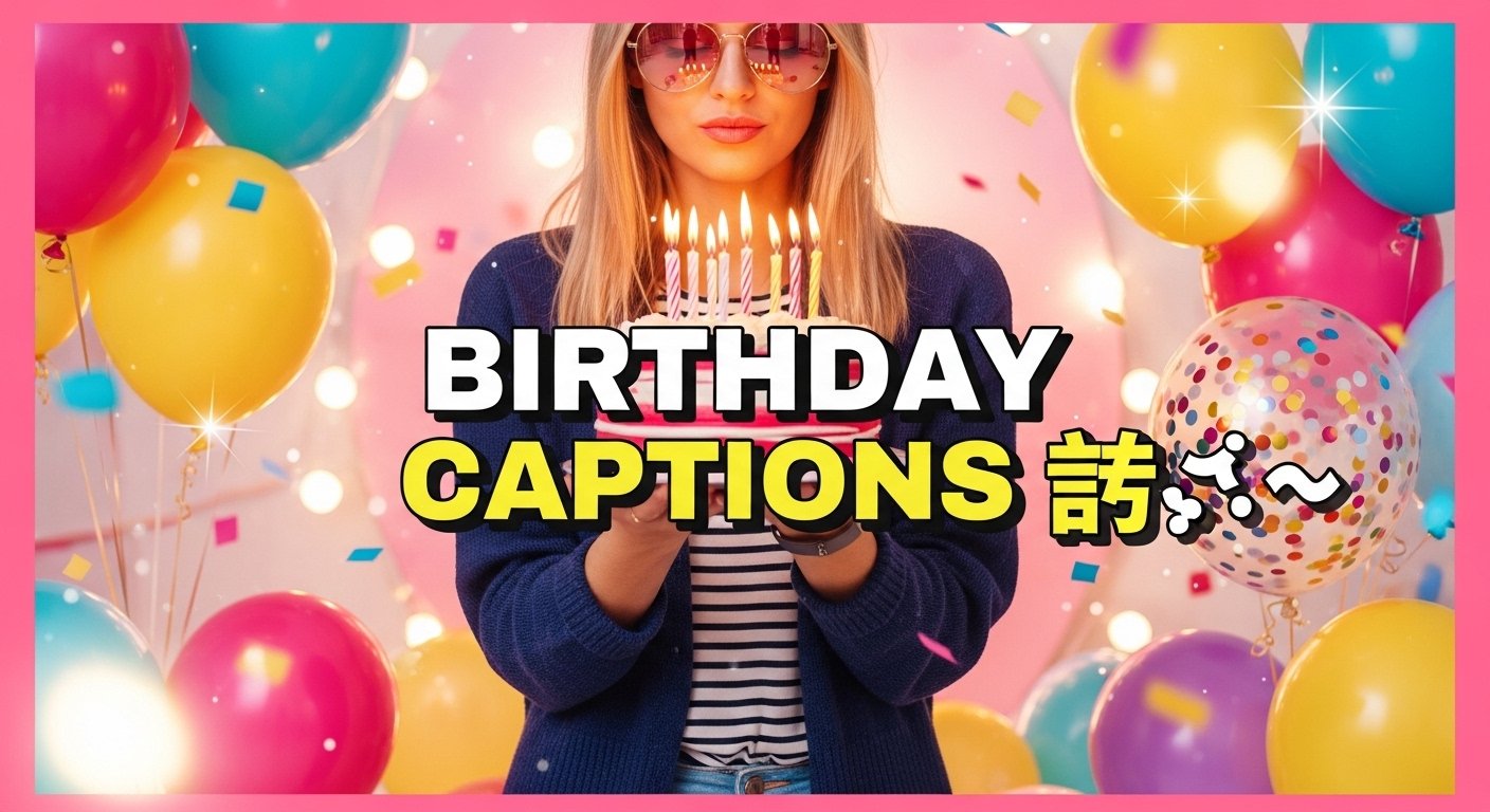 birthday instagram captions