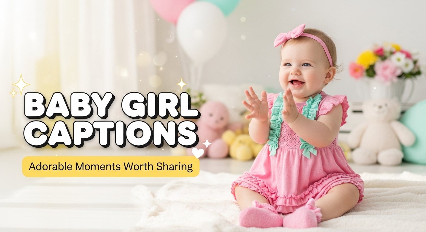 130+ Adorable Baby Girl Captions for Instagram Parents Will Love