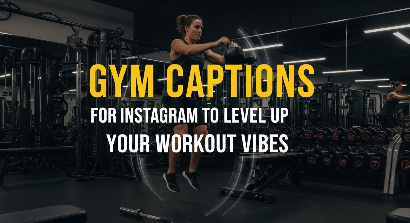 Gym Captions for Instagram to Level Up Your Workout Vibes